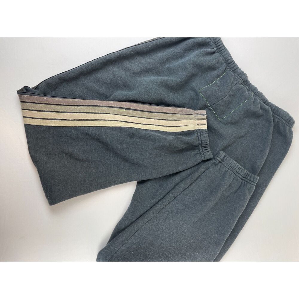 ~ Aviator Nation XL Sweatpants Gray 5-Stripe Beachy Lounge Athleisure Gym Relax - Picture 11 of 15